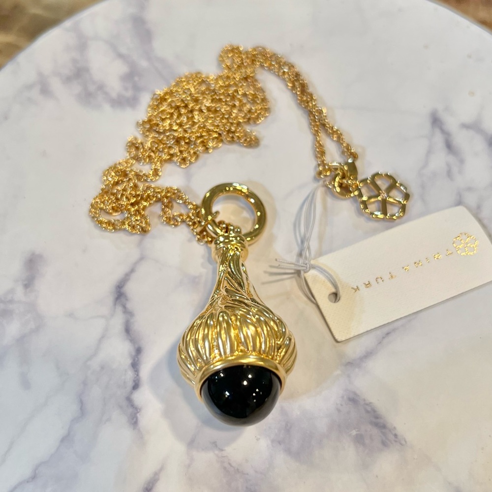 Trina Turk-Long Statement Pendant Necklace-NWT